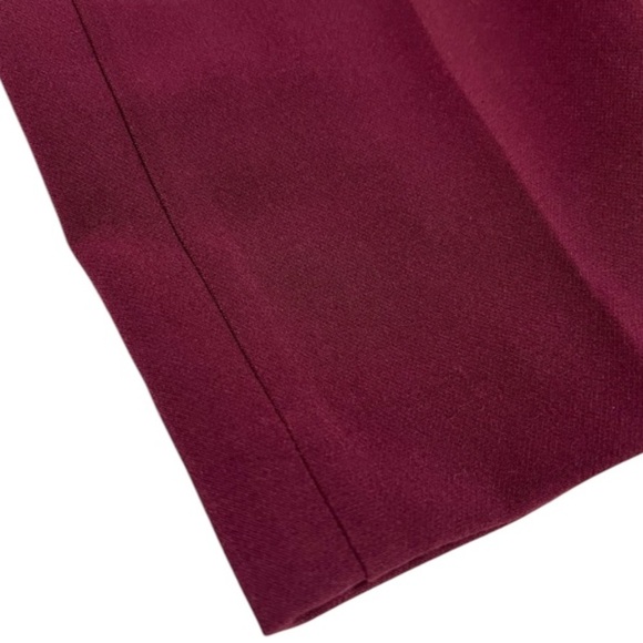 Old Navy Harper Mid Rise Burgundy Slacks Size 8 - Picture 4 of 8